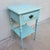 1950s Vintage Nightstand Painted Pale Blue For Sale - Image 12 of 12