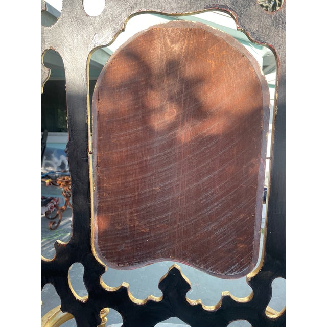 Late 19th Century Restored Gothic Revival Holy Tree With Mirror, Faux Gold Leaf Finish & Original Marble For Sale - Image 15 of 17
