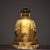 Metal Gilt Bronze Seated Guanyin Bodhisattva Sculpture, Lotus Throne For Sale - Image 7 of 9