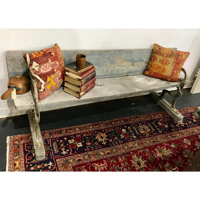 Early 20th Century Early 20th Century Vintage American Benches- A Pair For Sale - Image 5 of 13
