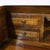 Wooden Writing Desk with Inlays and Three Curved Drawers For Sale - Image 10 of 18