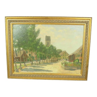 Early 20th Century Painting by Victor Hugo Weismann For Sale