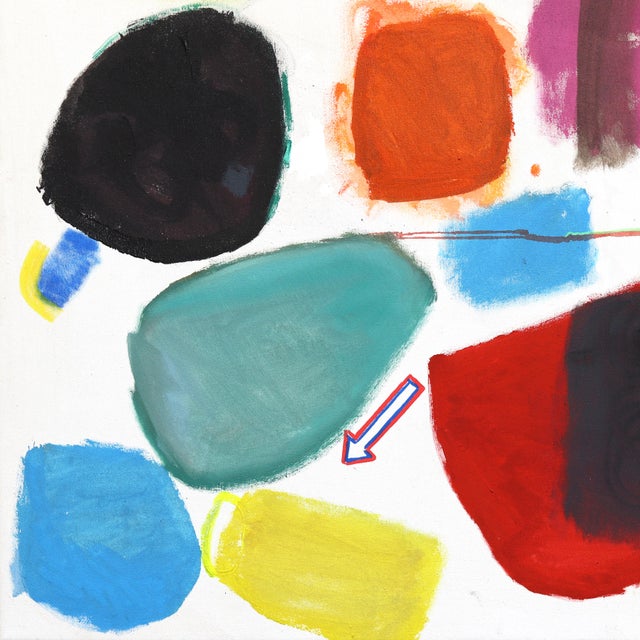 Nba 5 Play on - Abstract Expressive Color Drenched Basketball Inspired Painting Original Artwork by Leonardo Aguirre For Sale - Image 4 of 8