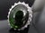 Late 20th Century Massive 26.18ct Green Tourmaline 1.83ct Diamond 18k White Gold Ring Size 4.75 For Sale - Image 18 of 18