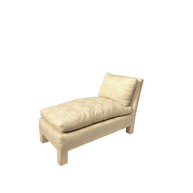 Transparent 1980s Parson Style Petite Chassis Lounge For Sale - Image 8 of 9