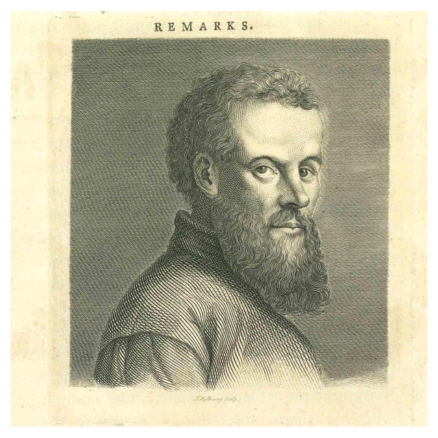 Thomas Holloway, Portrait, Original Etching, 1810 For Sale