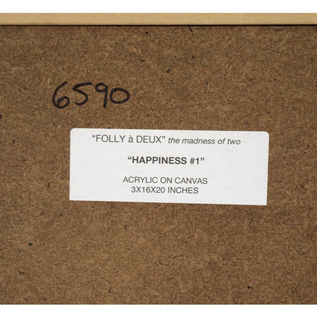 "Happiness #1" Handmade Paper Composition by Marc Foster Grant For Sale - Image 11 of 12