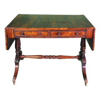 Empire Game Table with Claw Feet, 1860 For Sale