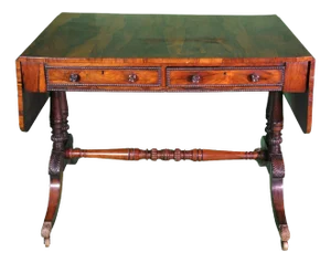 Empire Game Table with Claw Feet, 1860