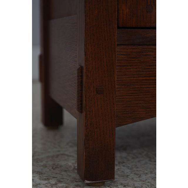 Stickley Harvey Ellis Arts & Crafts Tv Media Cabinet For Sale - Image 11 of 18