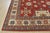Kazak Rug 8’6” X 13’2” Red Wool Tribal Hand-Knotted Oriental Carpet For Sale - Image 10 of 12