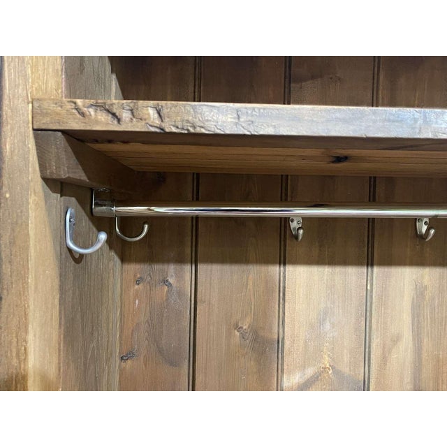 Early 20th Century English Oak Wardrobe For Sale - Image 5 of 18