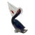 Murano Glass Pelican With Fish For Sale