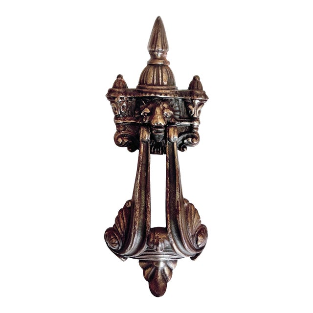 Antique Bronze Door Knocker For Sale