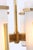 Ian K. Fowler for Visual Comfort Signature Malik Large Linear Chandelier in Hand-Rubbed Antique Brass with Alabaster For Sale - Image 9 of 10