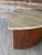 Mid-Century Modern Italian Travertine Guitar Pick Side Table For Sale - Image 3 of 11