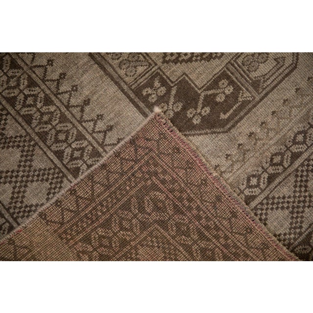 Vintage Distressed Ersari Carpet - 7'11" x 11'5" For Sale - Image 11 of 12