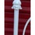 Mid 20th Century Vintage Mid 20th Century Elliotts Design White Enamel Wrought Iron Brass Headboard Twin For Sale - Image 5 of 6