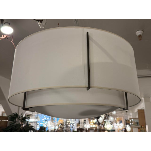 Hubbardton Forge Exos Double Shade Semi-Flushmount For Sale In San Francisco - Image 6 of 12
