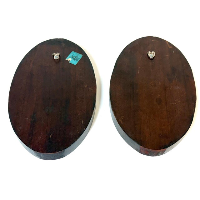 Pair 19th C. English Aesthetic Movement /Pre-Raphaelite Marquetry Muse Plaques For Sale - Image 14 of 17