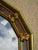 Wood Golden Mirror with Beaded Frame and Fleur-de-Lys, 1980s For Sale - Image 7 of 15