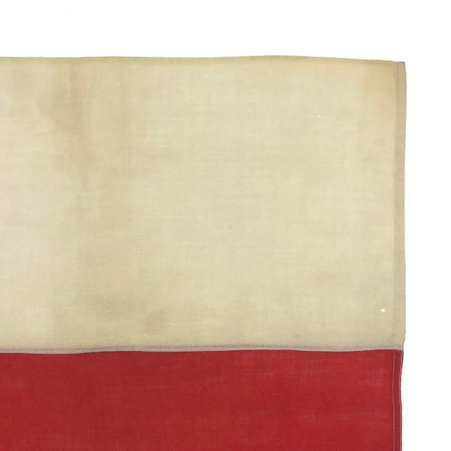 Vintage Wool Flag of Czech Republic (Czechia) For Sale - Image 4 of 5