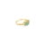 Contemporary One Carat Marquise Emerald & Diamond Wedding Band, Size 5.5 For Sale - Image 3 of 4