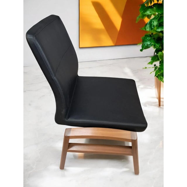 Vintage Desk Chair in Leather by Sven Christiansen, 1990s For Sale - Image 6 of 17