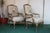 Antique Set of French Tapestry Gild Carved Gold Wood Arm Chairs Chairs & Sofa For Sale - Image 12 of 18