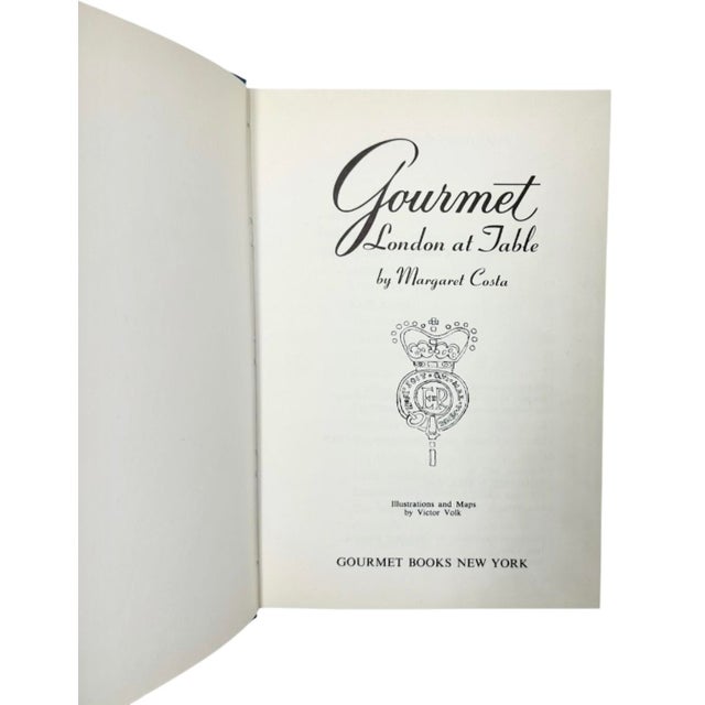 Mid-Century Modern Gourmet Magazine's London at Table by Margaret Costa 1971 Book For Sale - Image 3 of 14