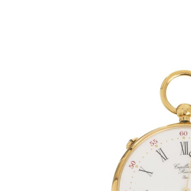 Pocket watch - Cupillard Rieme Paris. French, 20th century; model 'Cupillard Rieme Paris' quartz movement; with gold-...
