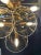 1970s Smoked Murano Glass Disc Chandelier attributed to Vistosi, 1970s For Sale - Image 5 of 11