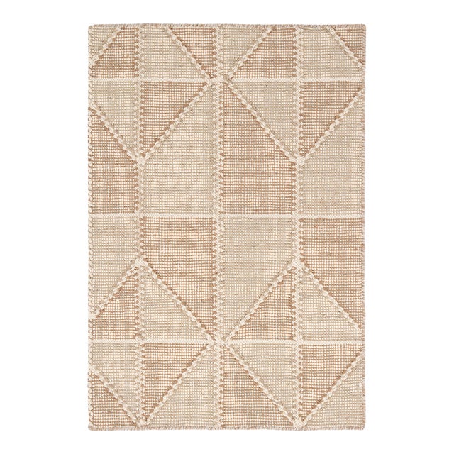 Mark D. Sikes for Dash & Albert Ojai Wheat Loom Knotted Cotton Rug, 5' x 8' For Sale
