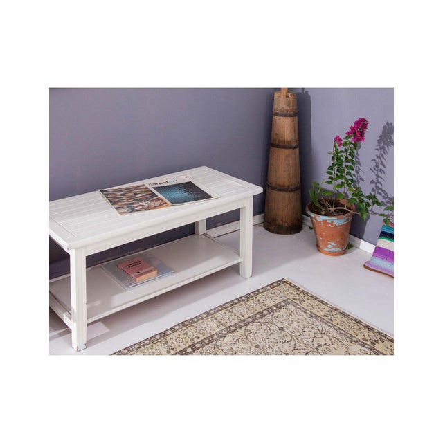 Vintage Decorative Turkish Oushak Rug - 5`3" X 8`10" For Sale - Image 4 of 6