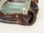 Italian Curved Leather and Crystal Glass Ashtray from Nova Tecno, 1950s For Sale - Image 12 of 14