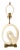 Jean Lois Deniot for Baker White Sculptural Chalcedony Table Lamp For Sale