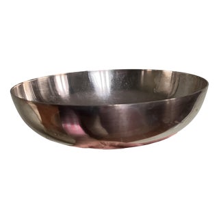 Vintage Italian Silver-Plated Bowl, 1950s For Sale