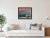 This is a signed Giclée print on canvas. The original late-century watercolor was painted in 1982 from a ship on the...