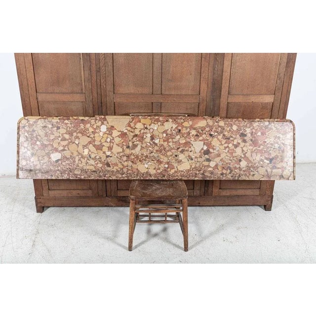 19th Century French Walnut Armoire or Bookcase For Sale - Image 9 of 17