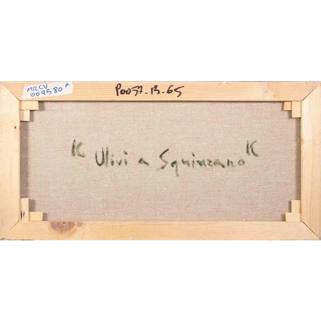 Pino Romanò, Olive Trees in Squinzano- Oil Painting, 1990s For Sale - Image 4 of 5