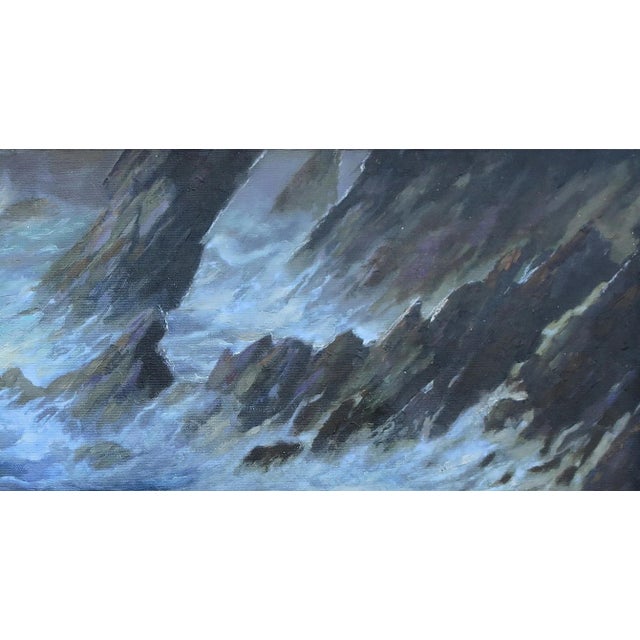 Realism Seascape Oil Painting, Original Soviet Art by Kazantsev v. 42-79 For Sale - Image 3 of 6