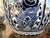 Vintage Large Delft Trumpet Vase Blue and White Floral Boch Royal Sphinx Urn For Sale - Image 12 of 18