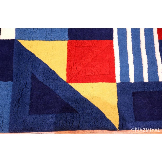 Mid 20th Century Nazmiyal Collection Vintage Mid-Century Modern Art Rug by George Earl Ortman For Sale - Image 5 of 11