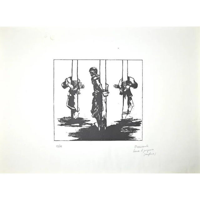 Prisoners in Hungary is an original artwork realized by Italian artist Pietro Morando (Alessandria 1889- 1980)....