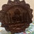 Vintage Hand-Carved Taj Mahal Wooden Wall Plaque For Sale - Image 4 of 7