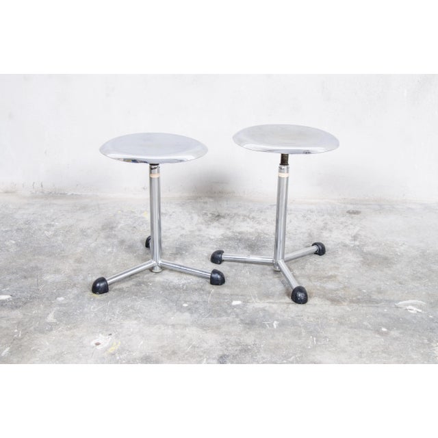 1950s Set of Medical Stools from Maquet, 1950s For Sale - Image 5 of 5