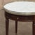 Early 20th Century Antique French Louis XVI Mahogany Marble Top Bouillotte Table For Sale - Image 5 of 16