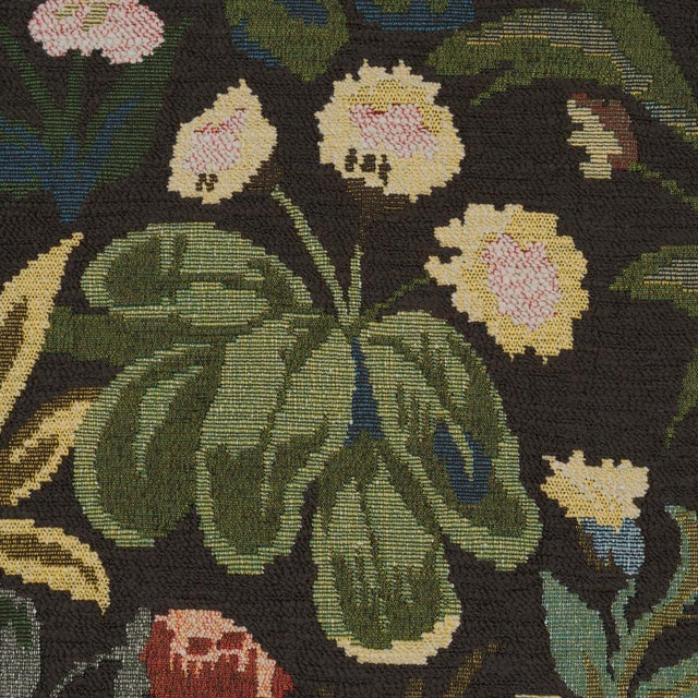 Schumacher Sample - Schumacher Flower Garden Tapestry Fabric In Multi For Sale - Image 4 of 5