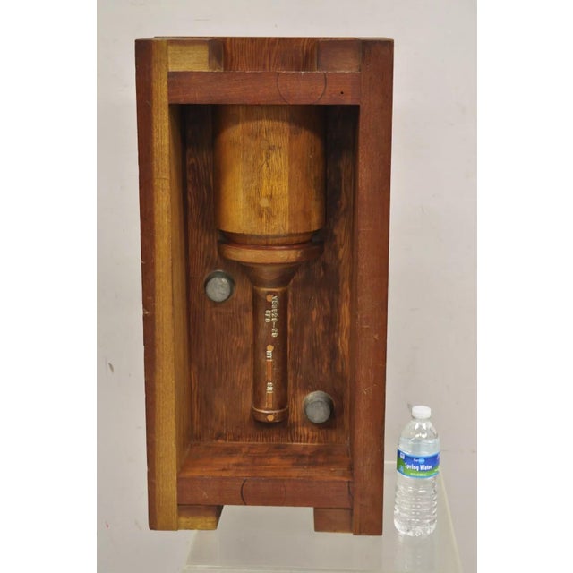 Industrial Vintage Industrial Foundry Wooden Block Mold Architectural Valcor Engine - a Pair For Sale - Image 3 of 12