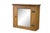 An early 20th century wall-mounted oak bathroom medicine cabinet. Blending a simple, rustic exterior with a deeply unique,...